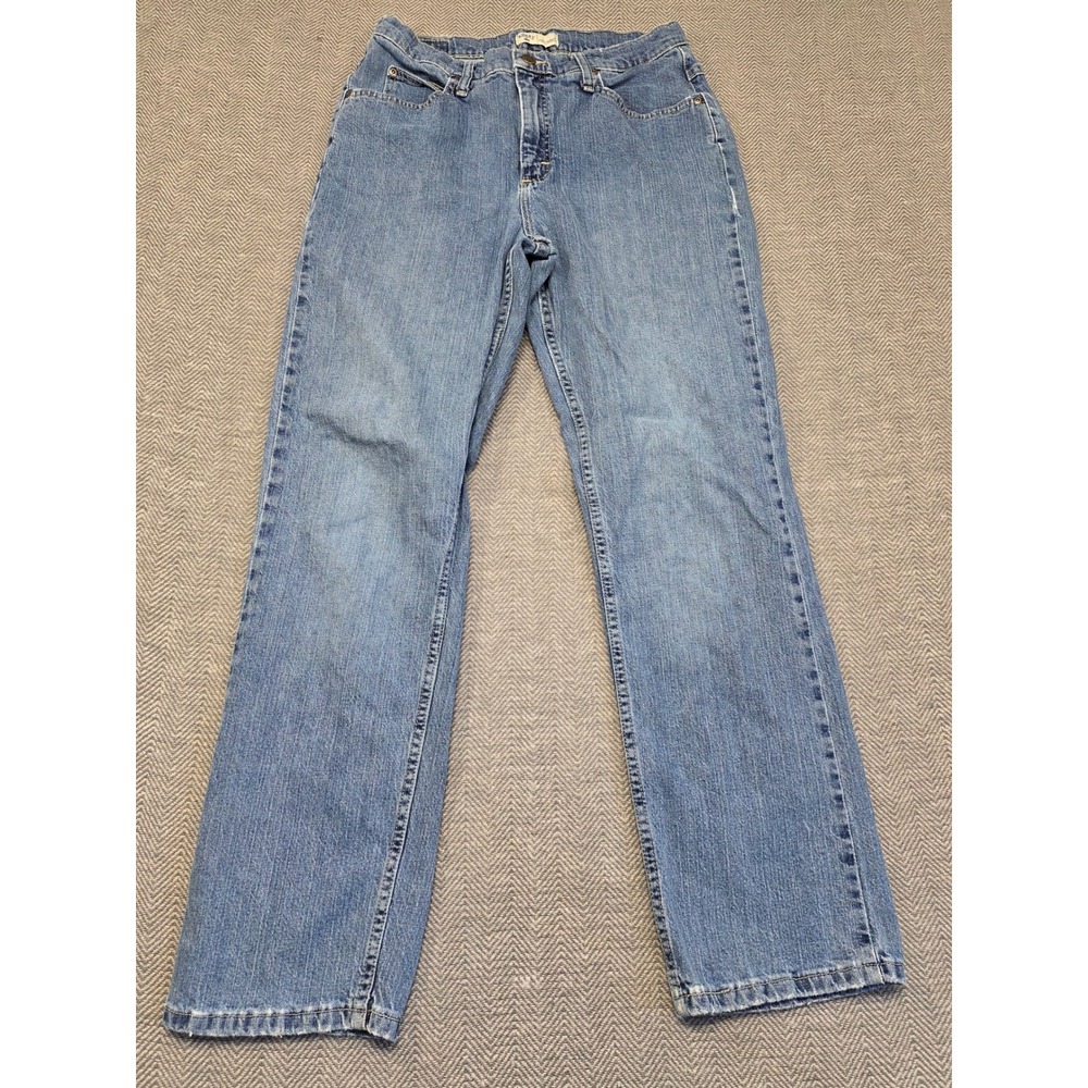 Riders by Lee Relaxed Fit Straight Leg Jeans Medium Wash Blue Denim Womens 10P